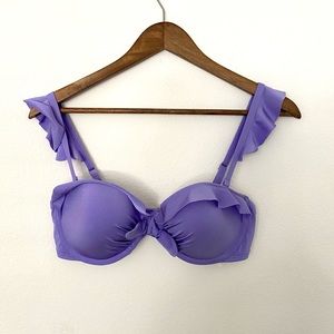 Abercrombie & Fitch swim top with ruffle strap